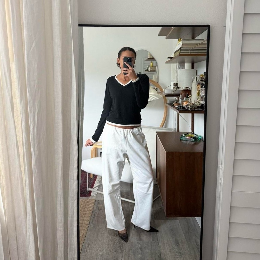 MEXX v neck lined sweater top